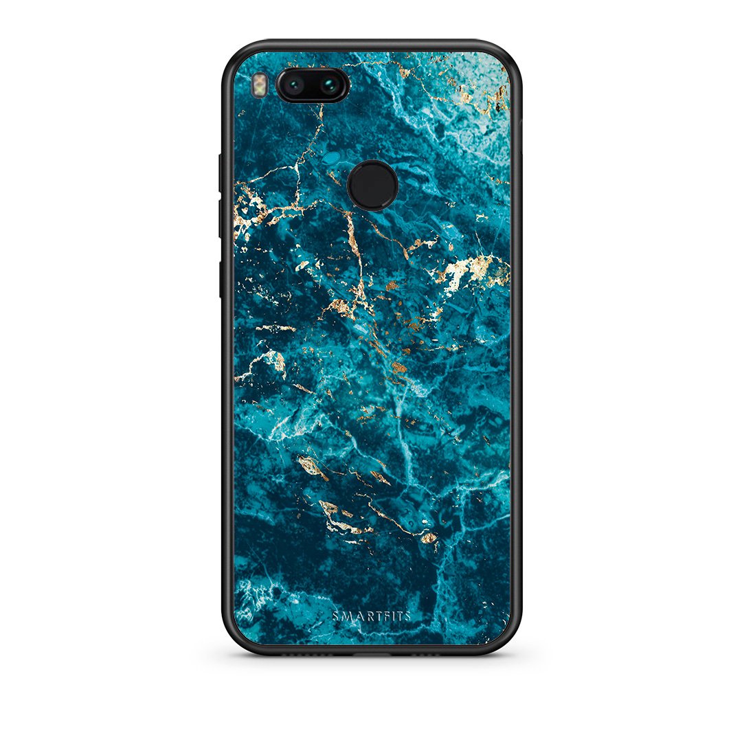 xiaomi mi aMarble Blue θήκη από τη Smartfits με σχέδιο στο πίσω μέρος και μαύρο περίβλημα | Smartphone case with colorful back and black bezels by Smartfits