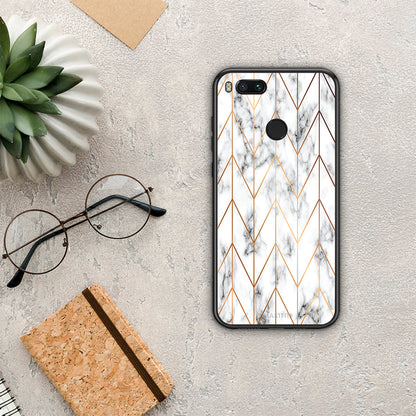 Marble Gold Geometric - Xiaomi Mi A1 θήκη