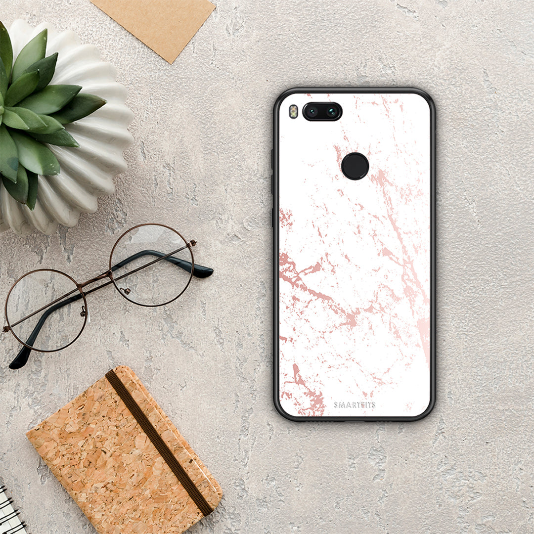 Marble Pink Splash - Xiaomi Mi A1 θήκη