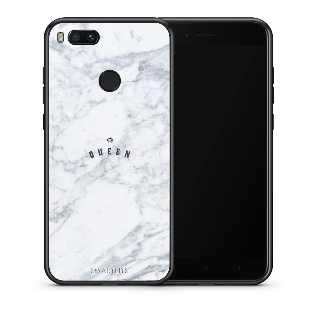 Θήκη Xiaomi Mi A1 Queen Marble από τη Smartfits με σχέδιο στο πίσω μέρος και μαύρο περίβλημα | Xiaomi Mi A1 Queen Marble case with colorful back and black bezels