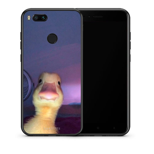 Θήκη Xiaomi Mi A1 Meme Duck από τη Smartfits με σχέδιο στο πίσω μέρος και μαύρο περίβλημα | Xiaomi Mi A1 Meme Duck case with colorful back and black bezels