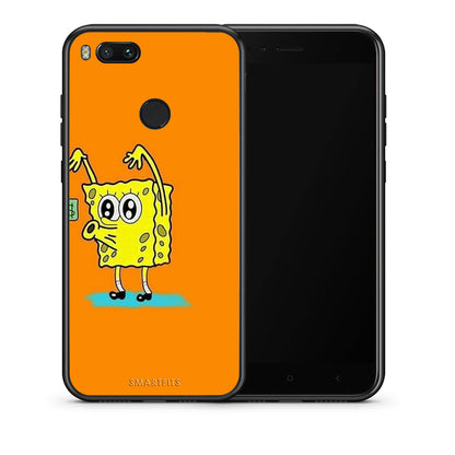 Θήκη Αγίου Βαλεντίνου Xiaomi Mi A1 No Money 2 από τη Smartfits με σχέδιο στο πίσω μέρος και μαύρο περίβλημα | Xiaomi Mi A1 No Money 2 case with colorful back and black bezels