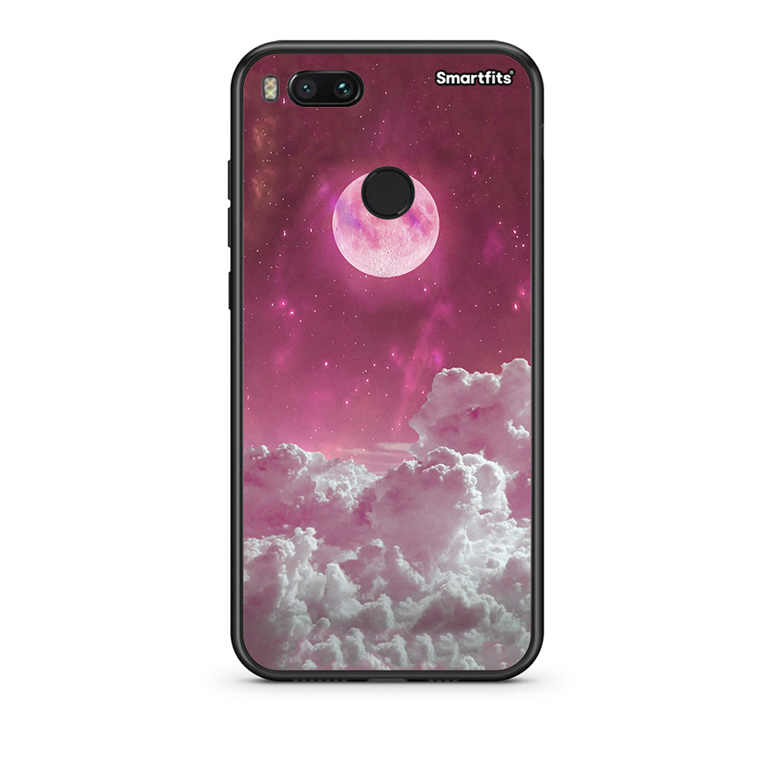 xiaomi mi aPink Moon Θήκη από τη Smartfits με σχέδιο στο πίσω μέρος και μαύρο περίβλημα | Smartphone case with colorful back and black bezels by Smartfits