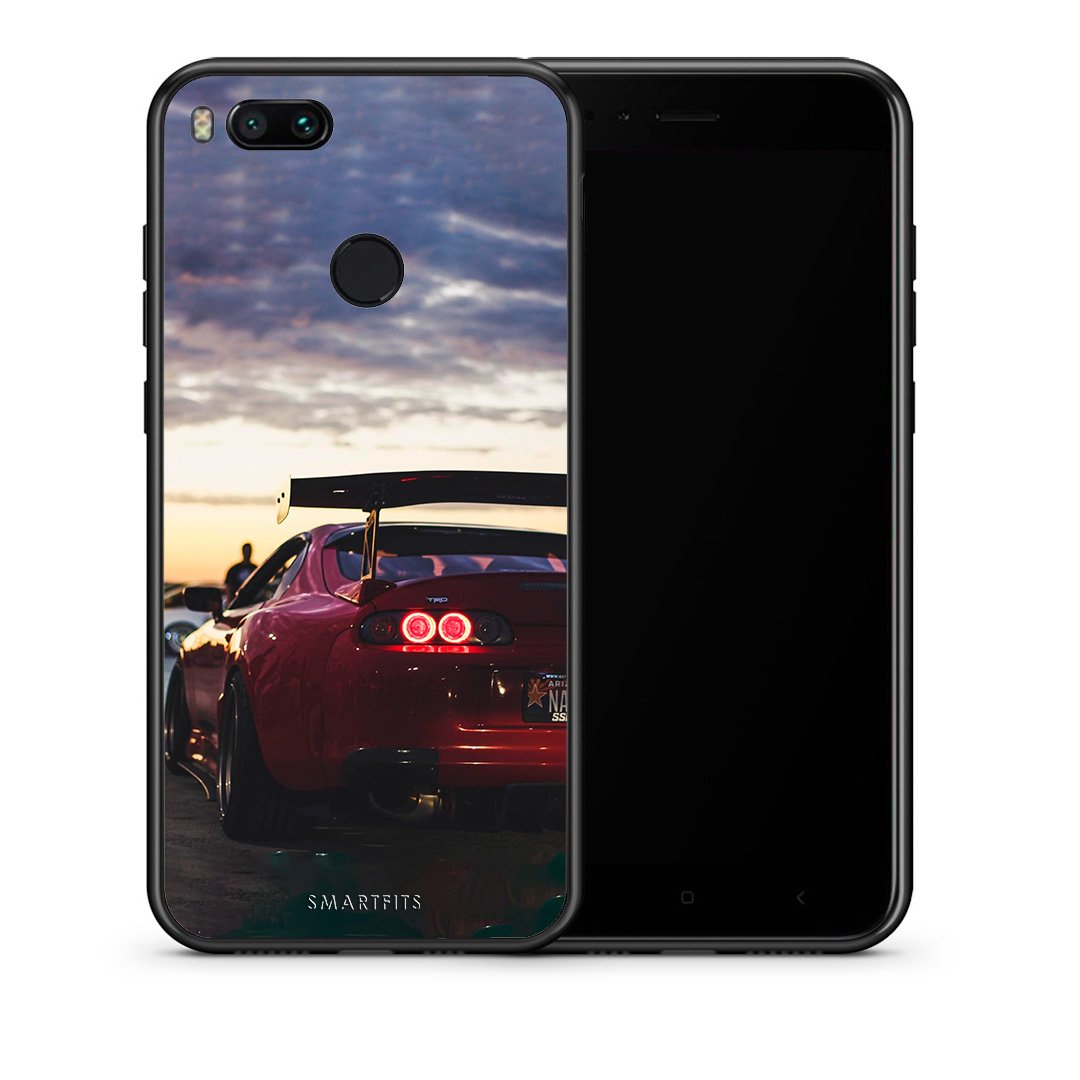 Θήκη Xiaomi Mi A1 Racing Supra από τη Smartfits με σχέδιο στο πίσω μέρος και μαύρο περίβλημα | Xiaomi Mi A1 Racing Supra case with colorful back and black bezels