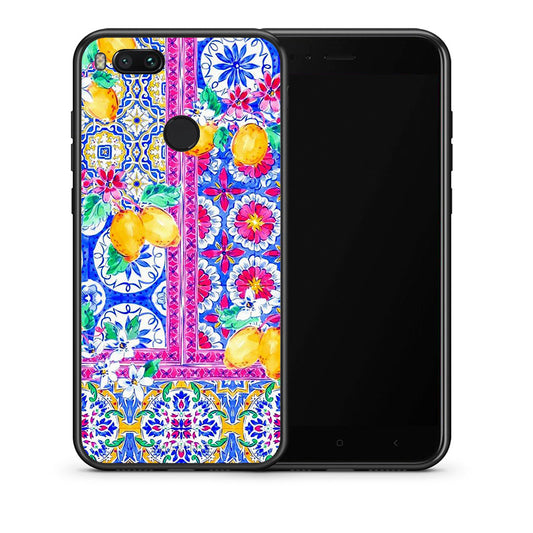 Θήκη Xiaomi Mi A1 Retro Spring από τη Smartfits με σχέδιο στο πίσω μέρος και μαύρο περίβλημα | Xiaomi Mi A1 Retro Spring case with colorful back and black bezels