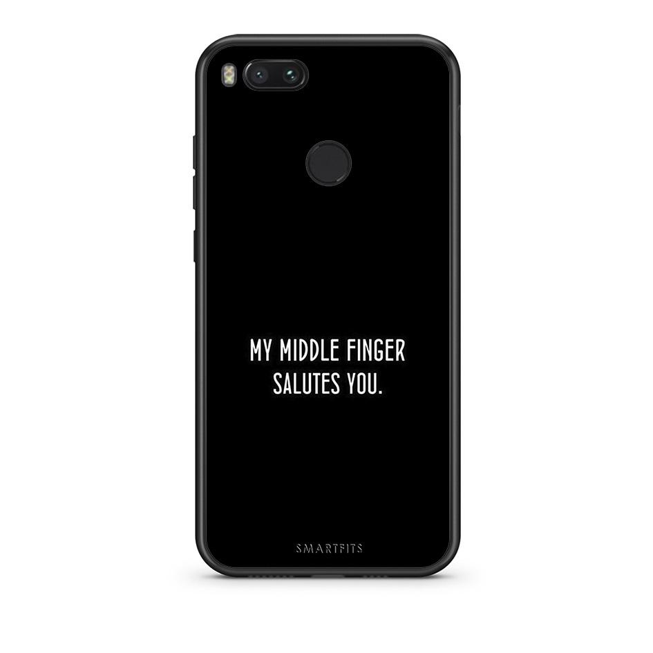 xiaomi mi aSalute θήκη από τη Smartfits με σχέδιο στο πίσω μέρος και μαύρο περίβλημα | Smartphone case with colorful back and black bezels by Smartfits
