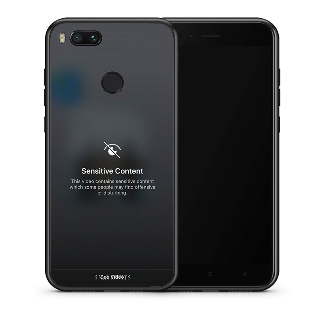 Θήκη Xiaomi Mi A1 Sensitive Content από τη Smartfits με σχέδιο στο πίσω μέρος και μαύρο περίβλημα | Xiaomi Mi A1 Sensitive Content case with colorful back and black bezels