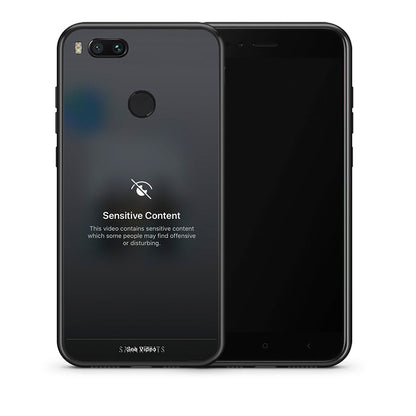 Θήκη Xiaomi Mi A1 Sensitive Content από τη Smartfits με σχέδιο στο πίσω μέρος και μαύρο περίβλημα | Xiaomi Mi A1 Sensitive Content case with colorful back and black bezels