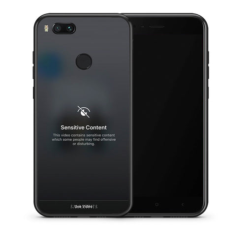 Θήκη Xiaomi Mi A1 Sensitive Content από τη Smartfits με σχέδιο στο πίσω μέρος και μαύρο περίβλημα | Xiaomi Mi A1 Sensitive Content case with colorful back and black bezels