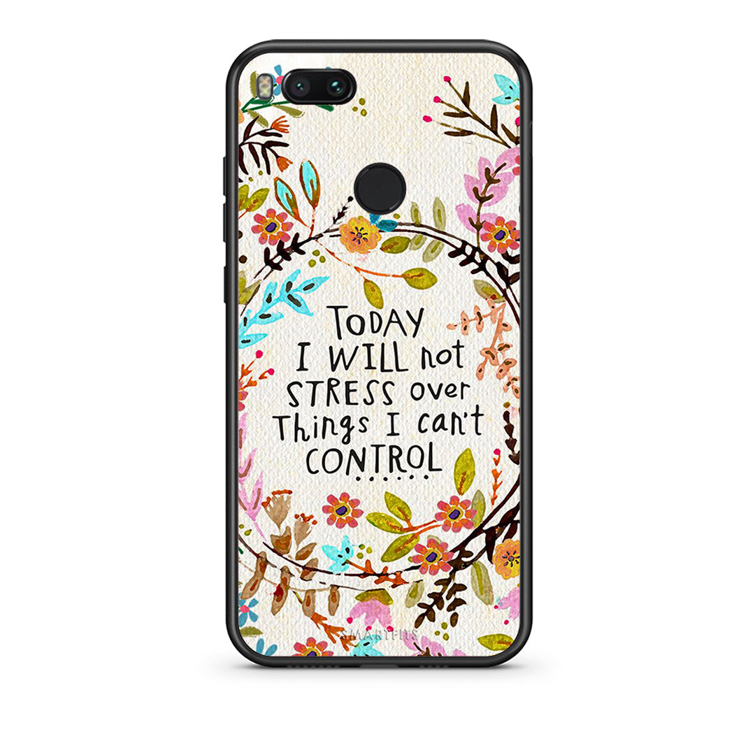 xiaomi mi aStress Over θήκη από τη Smartfits με σχέδιο στο πίσω μέρος και μαύρο περίβλημα | Smartphone case with colorful back and black bezels by Smartfits