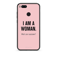 Thumbnail for xiaomi mi aSuperpower Woman θήκη από τη Smartfits με σχέδιο στο πίσω μέρος και μαύρο περίβλημα | Smartphone case with colorful back and black bezels by Smartfits