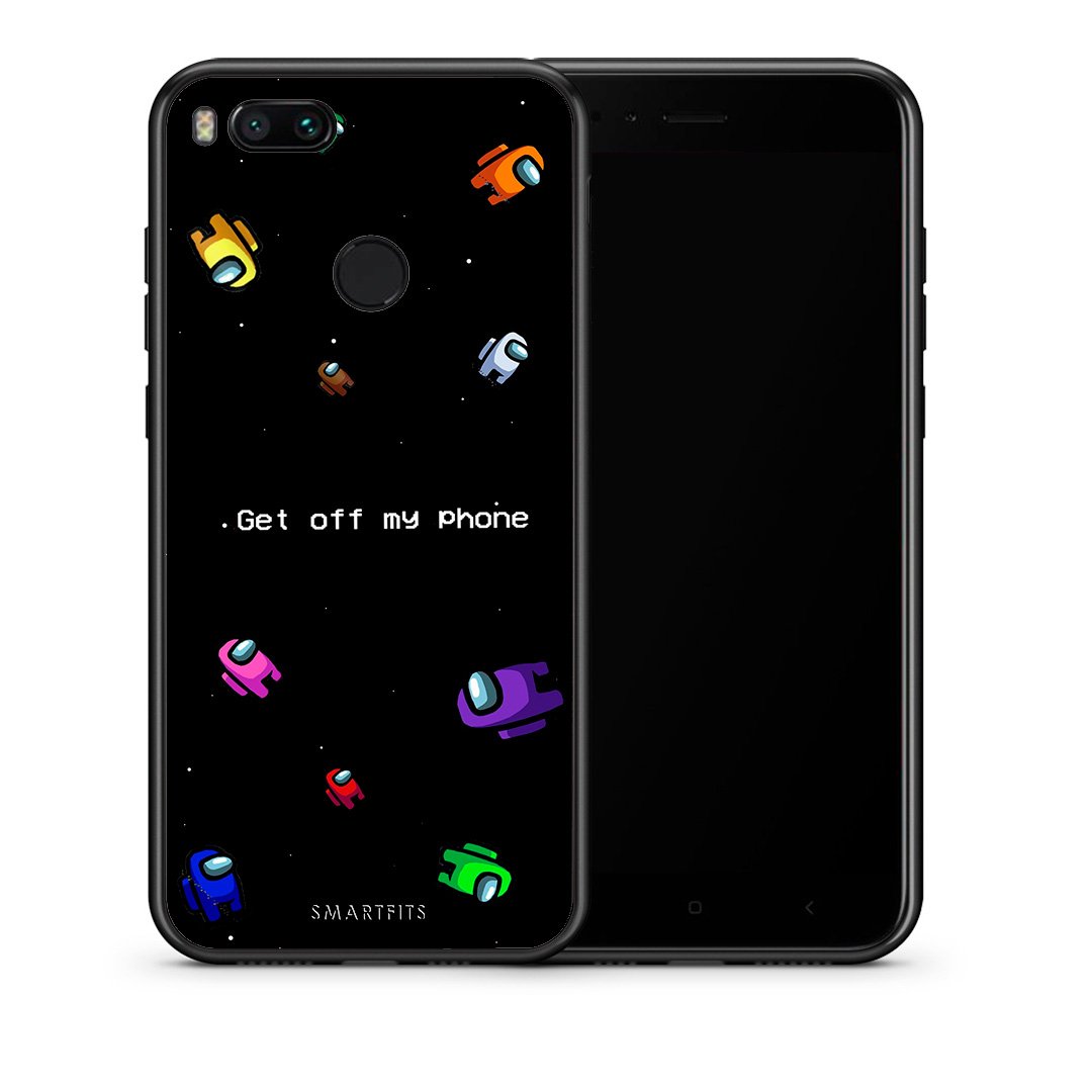 Θήκη Xiaomi Mi A1 AFK Text από τη Smartfits με σχέδιο στο πίσω μέρος και μαύρο περίβλημα | Xiaomi Mi A1 AFK Text case with colorful back and black bezels