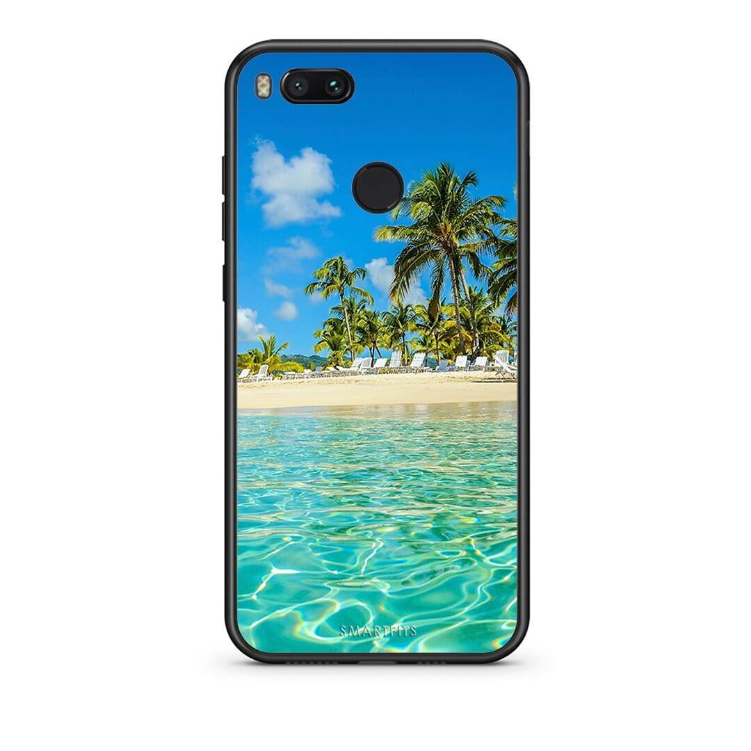 xiaomi mi aTropical Vibes Θήκη από τη Smartfits με σχέδιο στο πίσω μέρος και μαύρο περίβλημα | Smartphone case with colorful back and black bezels by Smartfits