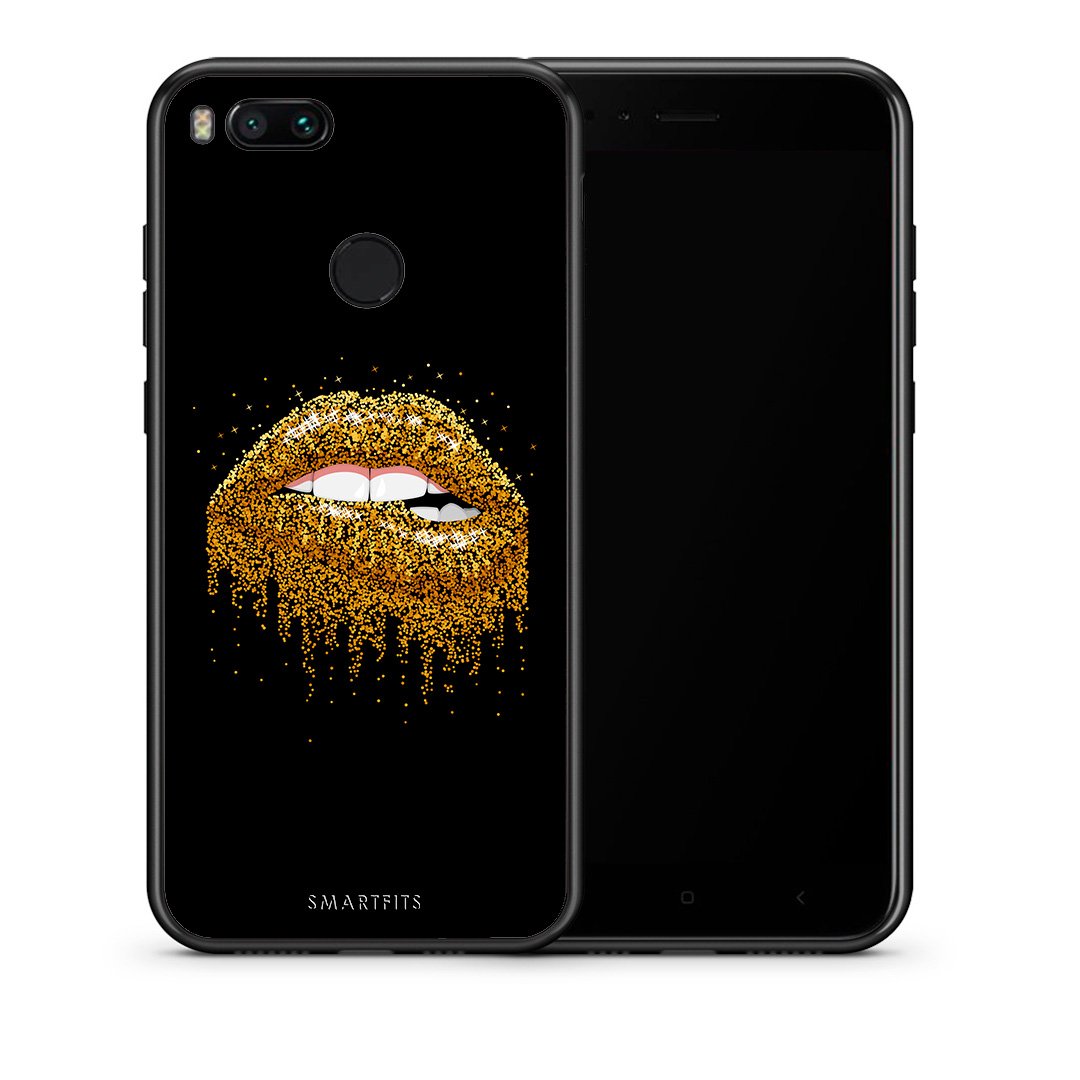 Θήκη Xiaomi Mi A1 Golden Valentine από τη Smartfits με σχέδιο στο πίσω μέρος και μαύρο περίβλημα | Xiaomi Mi A1 Golden Valentine case with colorful back and black bezels