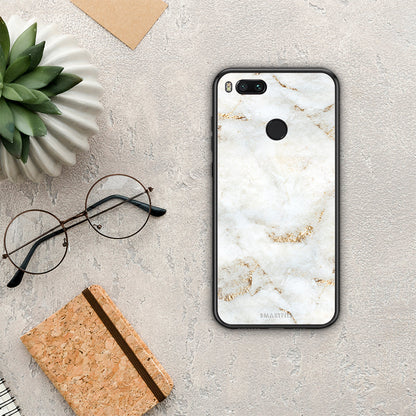 White Gold Marble - Xiaomi Mi A1 θήκη