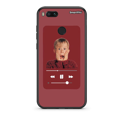 xiaomi mi aXmas Alone Music θήκη από τη Smartfits με σχέδιο στο πίσω μέρος και μαύρο περίβλημα | Smartphone case with colorful back and black bezels by Smartfits