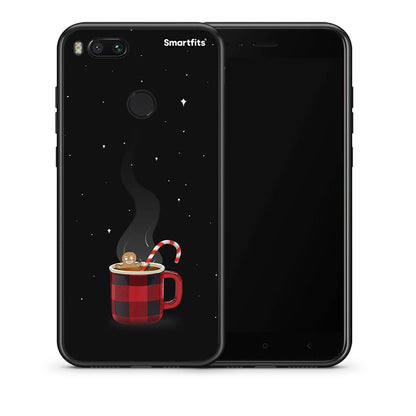 Θήκη Xiaomi Mi A1 Xmas Bathing από τη Smartfits με σχέδιο στο πίσω μέρος και μαύρο περίβλημα | Xiaomi Mi A1 Xmas Bathing case with colorful back and black bezels