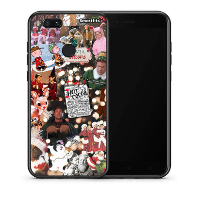 Θήκη Xiaomi Mi A1 Xmas Movies από τη Smartfits με σχέδιο στο πίσω μέρος και μαύρο περίβλημα | Xiaomi Mi A1 Xmas Movies case with colorful back and black bezels