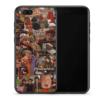 Θήκη Xiaomi Mi A1 Xmas Wishes από τη Smartfits με σχέδιο στο πίσω μέρος και μαύρο περίβλημα | Xiaomi Mi A1 Xmas Wishes case with colorful back and black bezels