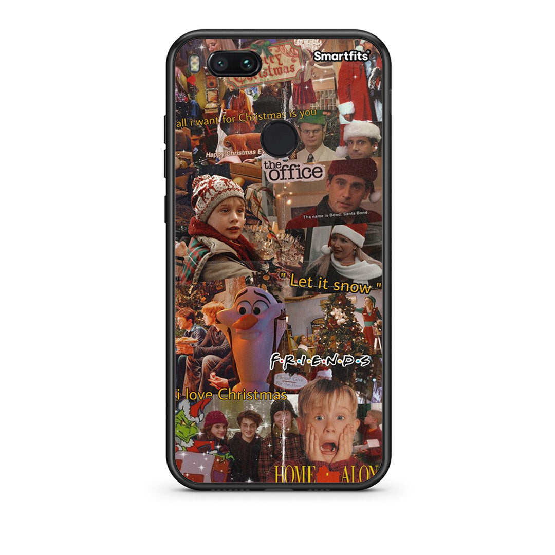 xiaomi mi aXmas Wishes θήκη από τη Smartfits με σχέδιο στο πίσω μέρος και μαύρο περίβλημα | Smartphone case with colorful back and black bezels by Smartfits