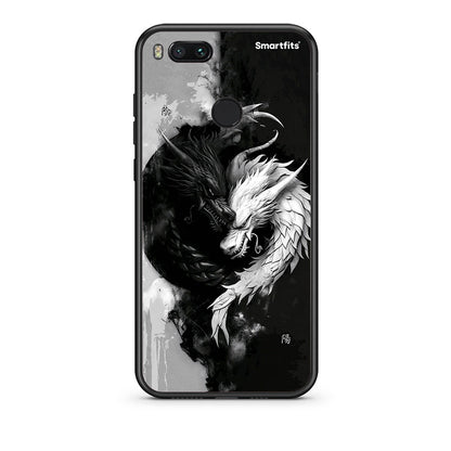 xiaomi mi aYin Yang Θήκη από τη Smartfits με σχέδιο στο πίσω μέρος και μαύρο περίβλημα | Smartphone case with colorful back and black bezels by Smartfits