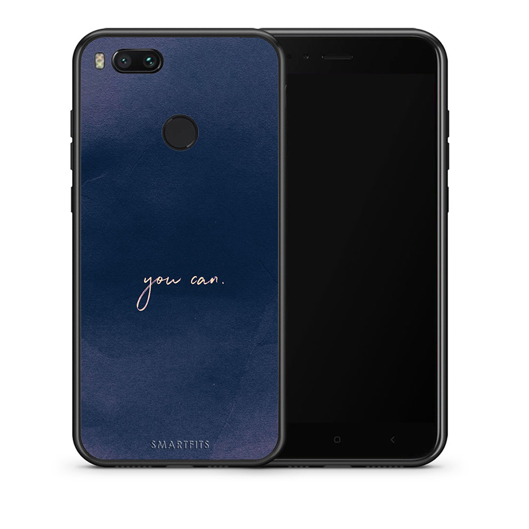 Θήκη Xiaomi Mi A1 You Can από τη Smartfits με σχέδιο στο πίσω μέρος και μαύρο περίβλημα | Xiaomi Mi A1 You Can case with colorful back and black bezels