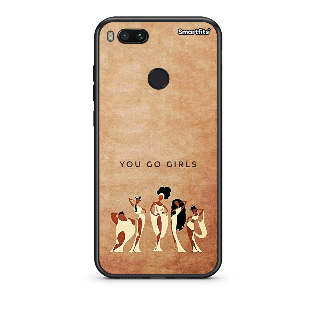 xiaomi mi aYou Go Girl θήκη από τη Smartfits με σχέδιο στο πίσω μέρος και μαύρο περίβλημα | Smartphone case with colorful back and black bezels by Smartfits