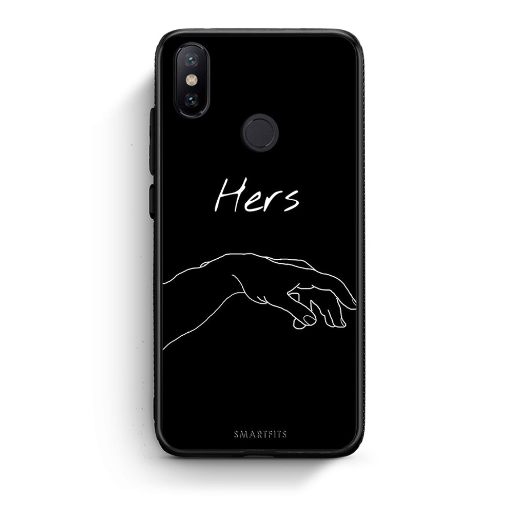 Xiaomi Mi A2 Aeshetic Love 1 Θήκη Αγίου Βαλεντίνου από τη Smartfits με σχέδιο στο πίσω μέρος και μαύρο περίβλημα | Smartphone case with colorful back and black bezels by Smartfits