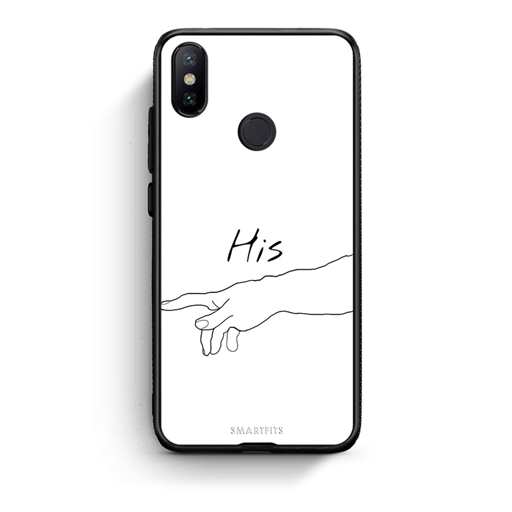 Xiaomi Mi A2 Aeshetic Love 2 Θήκη Αγίου Βαλεντίνου από τη Smartfits με σχέδιο στο πίσω μέρος και μαύρο περίβλημα | Smartphone case with colorful back and black bezels by Smartfits