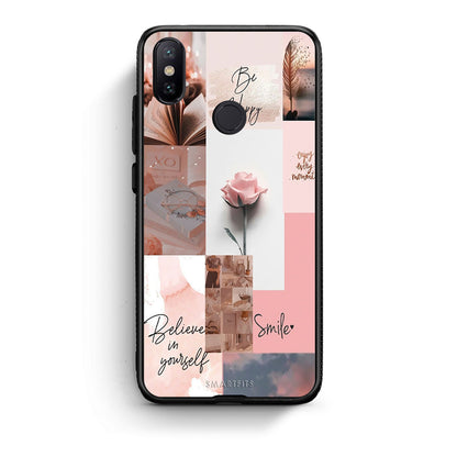 Xiaomi Mi A2 Aesthetic Collage θήκη από τη Smartfits με σχέδιο στο πίσω μέρος και μαύρο περίβλημα | Smartphone case with colorful back and black bezels by Smartfits