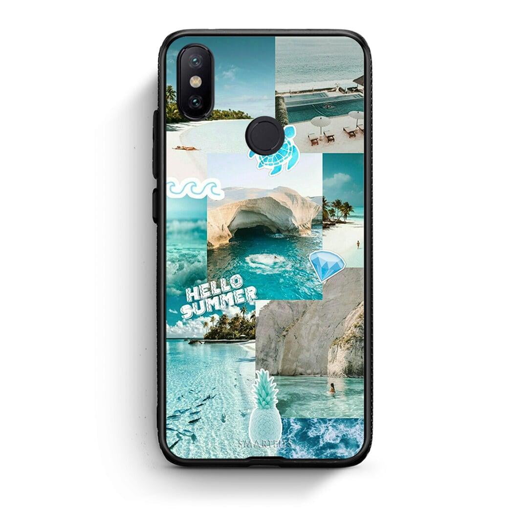 Xiaomi Mi A2 Aesthetic Summer Θήκη από τη Smartfits με σχέδιο στο πίσω μέρος και μαύρο περίβλημα | Smartphone case with colorful back and black bezels by Smartfits