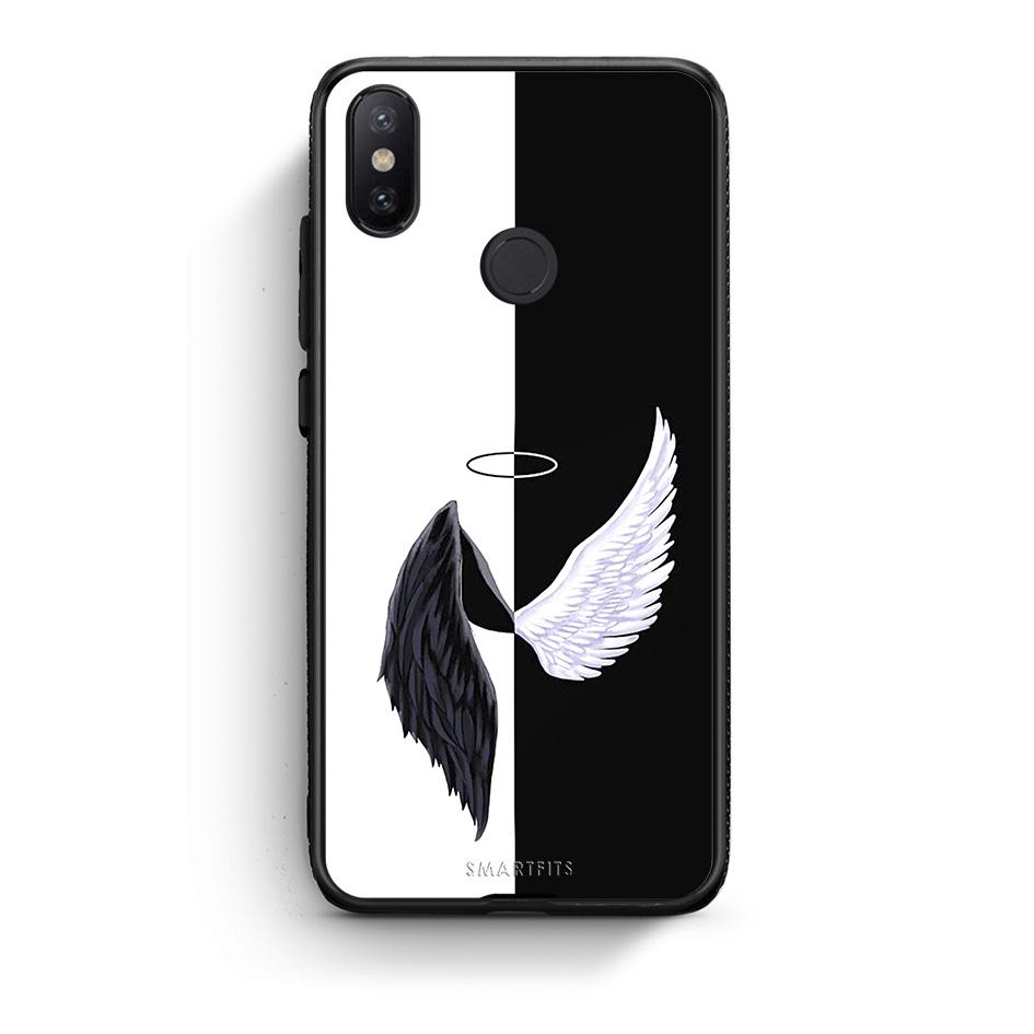 Xiaomi Mi A2 Angels Demons θήκη από τη Smartfits με σχέδιο στο πίσω μέρος και μαύρο περίβλημα | Smartphone case with colorful back and black bezels by Smartfits