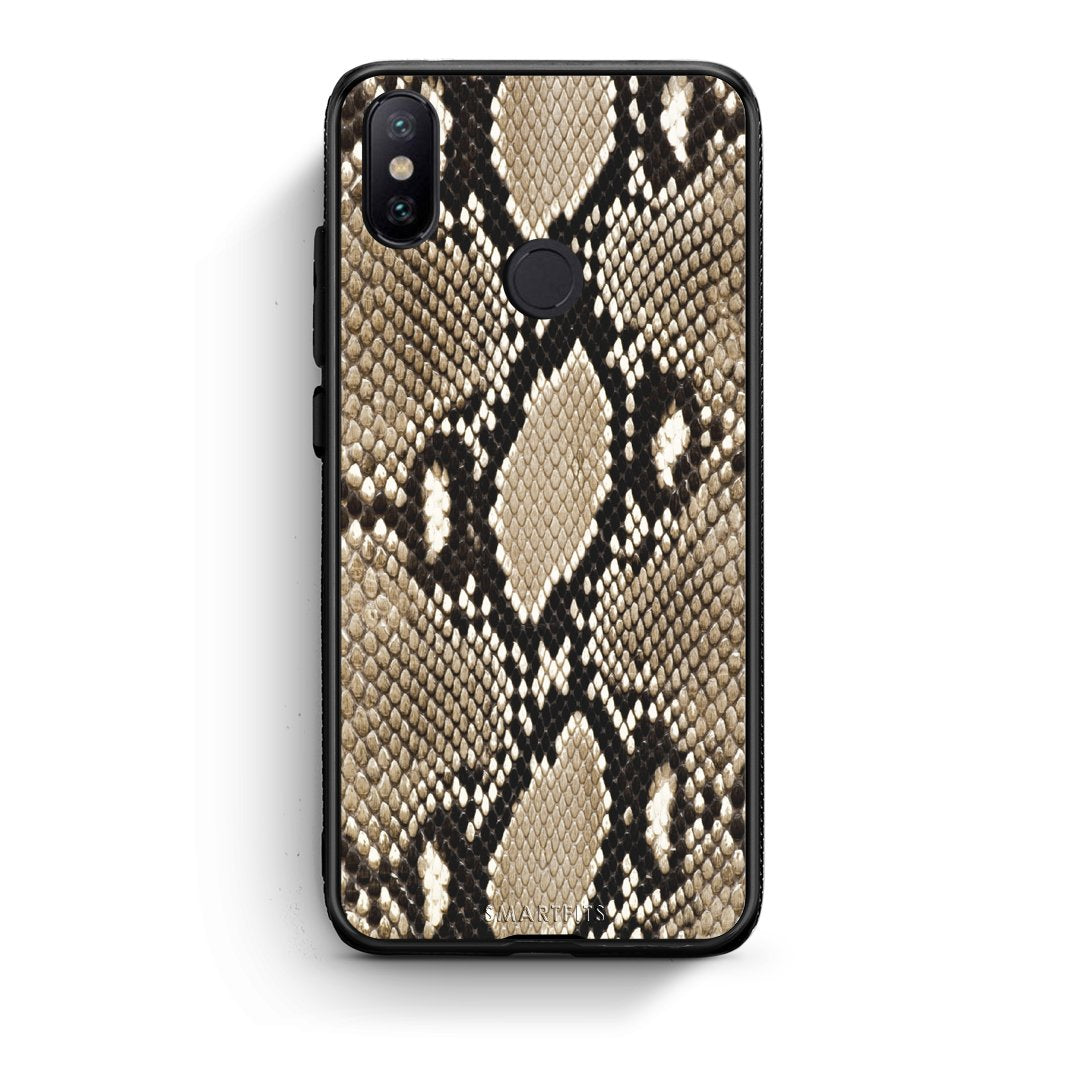 23 - Xiaomi Mi A2  Fashion Snake Animal case, cover, bumper