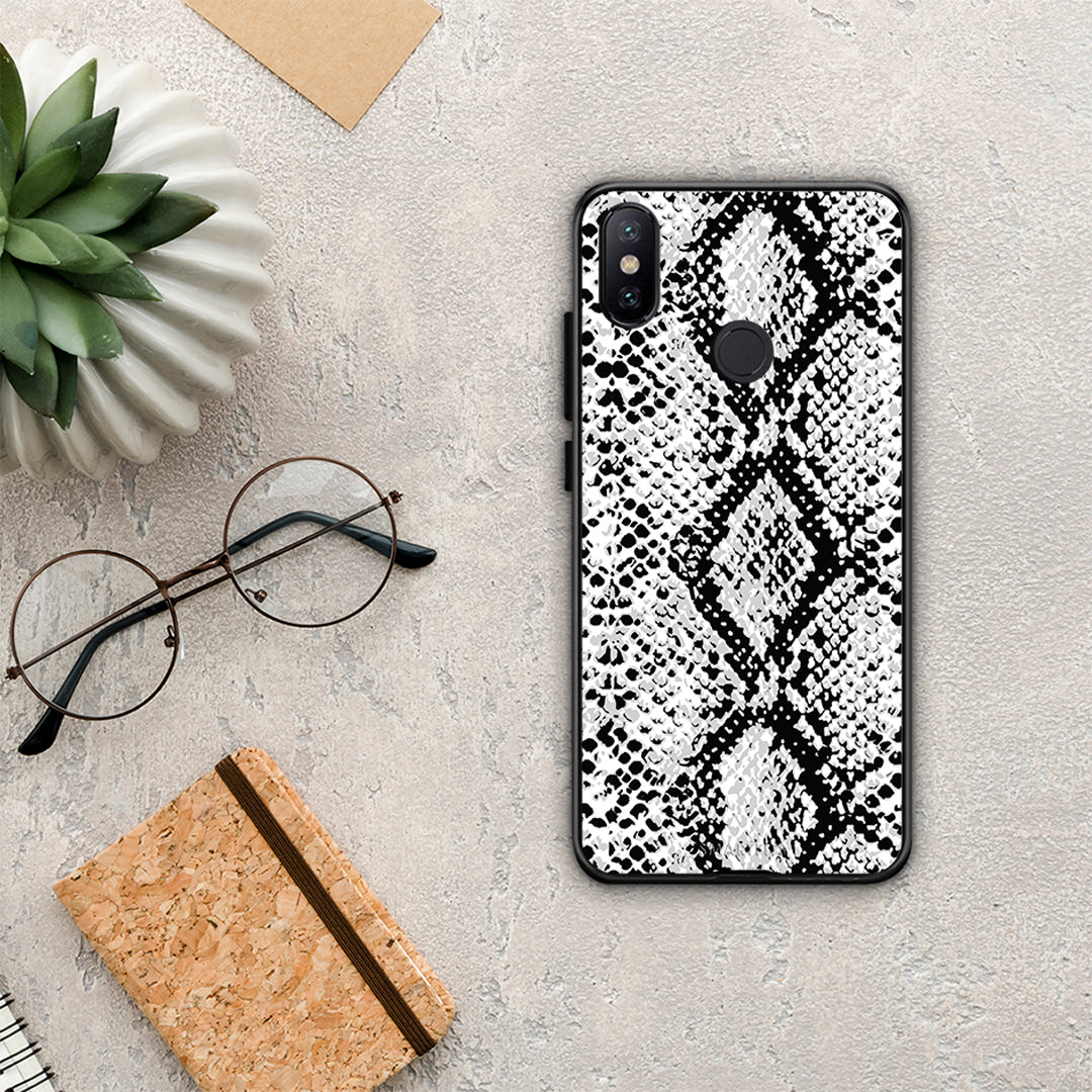 Animal White Snake - Xiaomi Mi A2 θήκη