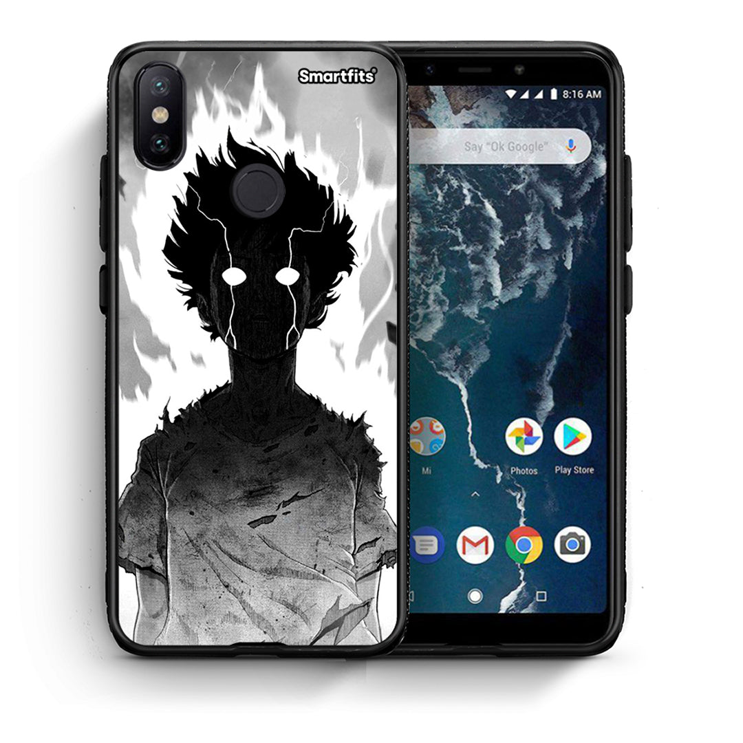 Θήκη Xiaomi Mi A2 Anime Boy από τη Smartfits με σχέδιο στο πίσω μέρος και μαύρο περίβλημα | Xiaomi Mi A2 Anime Boy case with colorful back and black bezels