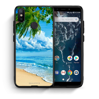 Θήκη Xiaomi Mi A2 Beautiful Beach από τη Smartfits με σχέδιο στο πίσω μέρος και μαύρο περίβλημα | Xiaomi Mi A2 Beautiful Beach case with colorful back and black bezels