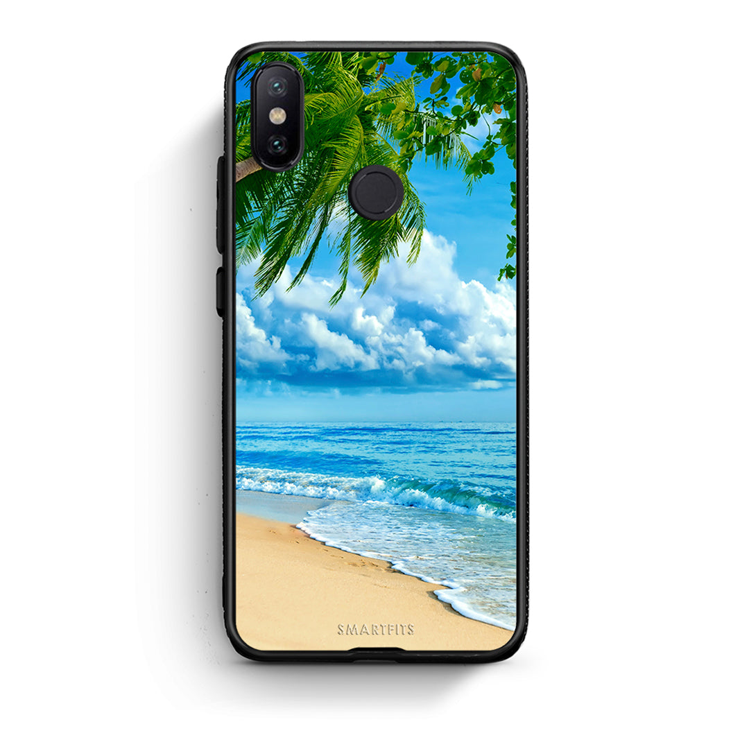 Xiaomi Mi A2 Beautiful Beach θήκη από τη Smartfits με σχέδιο στο πίσω μέρος και μαύρο περίβλημα | Smartphone case with colorful back and black bezels by Smartfits