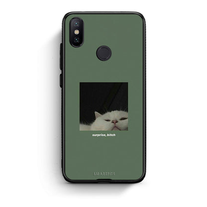 Xiaomi Mi A2 Bitch Surprise θήκη από τη Smartfits με σχέδιο στο πίσω μέρος και μαύρο περίβλημα | Smartphone case with colorful back and black bezels by Smartfits