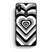 Thumbnail for Xiaomi Mi A2 Black Hearts θήκη από τη Smartfits με σχέδιο στο πίσω μέρος και μαύρο περίβλημα | Smartphone case with colorful back and black bezels by Smartfits