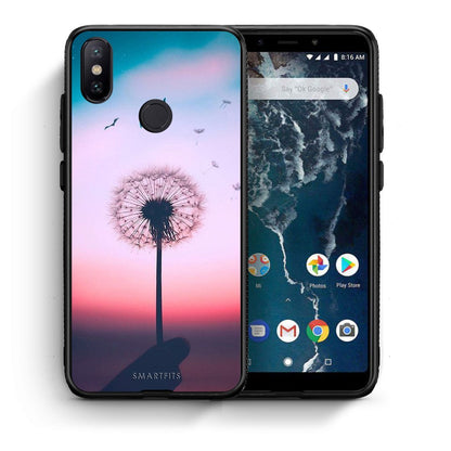 Θήκη Xiaomi Mi A2 Wish Boho από τη Smartfits με σχέδιο στο πίσω μέρος και μαύρο περίβλημα | Xiaomi Mi A2 Wish Boho case with colorful back and black bezels