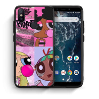 Thumbnail for Θήκη Αγίου Βαλεντίνου Xiaomi Mi A2 Bubble Girls από τη Smartfits με σχέδιο στο πίσω μέρος και μαύρο περίβλημα | Xiaomi Mi A2 Bubble Girls case with colorful back and black bezels