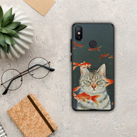 Thumbnail for Cat Goldfish - Xiaomi Mi A2 θήκη