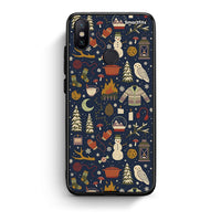 Thumbnail for Xiaomi Mi A2 Christmas Elements θήκη από τη Smartfits με σχέδιο στο πίσω μέρος και μαύρο περίβλημα | Smartphone case with colorful back and black bezels by Smartfits