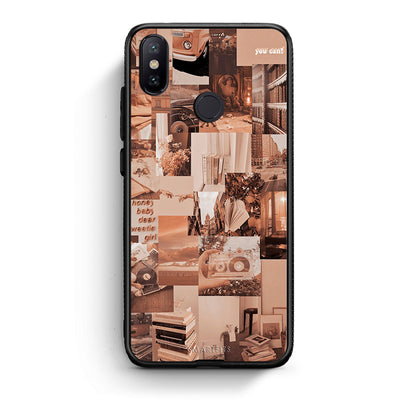 Xiaomi Mi A2 Collage You Can Θήκη Αγίου Βαλεντίνου από τη Smartfits με σχέδιο στο πίσω μέρος και μαύρο περίβλημα | Smartphone case with colorful back and black bezels by Smartfits