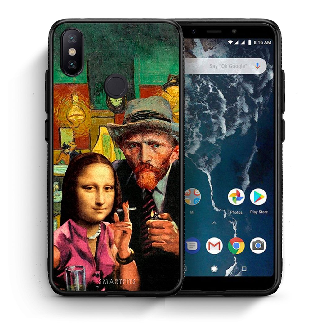 Θήκη Xiaomi Mi A2 Funny Art από τη Smartfits με σχέδιο στο πίσω μέρος και μαύρο περίβλημα | Xiaomi Mi A2 Funny Art case with colorful back and black bezels