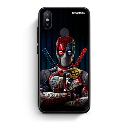 Xiaomi Mi A2 Funny Guy θήκη από τη Smartfits με σχέδιο στο πίσω μέρος και μαύρο περίβλημα | Smartphone case with colorful back and black bezels by Smartfits