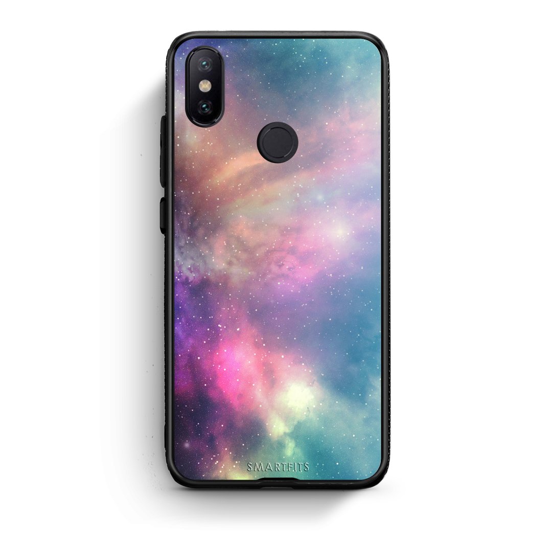 105 - Xiaomi Mi A2  Rainbow Galaxy case, cover, bumper
