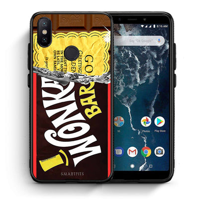 Θήκη Xiaomi Mi A2 Golden Ticket από τη Smartfits με σχέδιο στο πίσω μέρος και μαύρο περίβλημα | Xiaomi Mi A2 Golden Ticket case with colorful back and black bezels