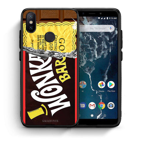 Θήκη Xiaomi Mi A2 Golden Ticket από τη Smartfits με σχέδιο στο πίσω μέρος και μαύρο περίβλημα | Xiaomi Mi A2 Golden Ticket case with colorful back and black bezels