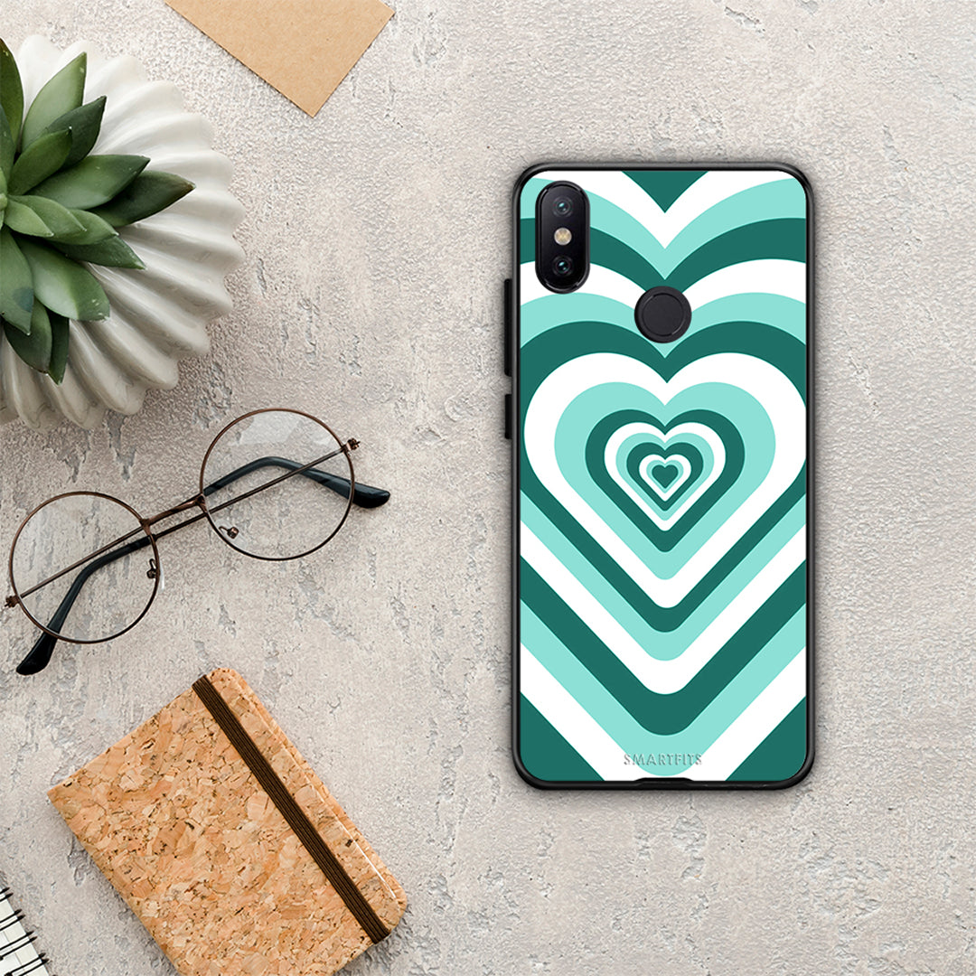 Green Hearts - Xiaomi Mi A2 θήκη